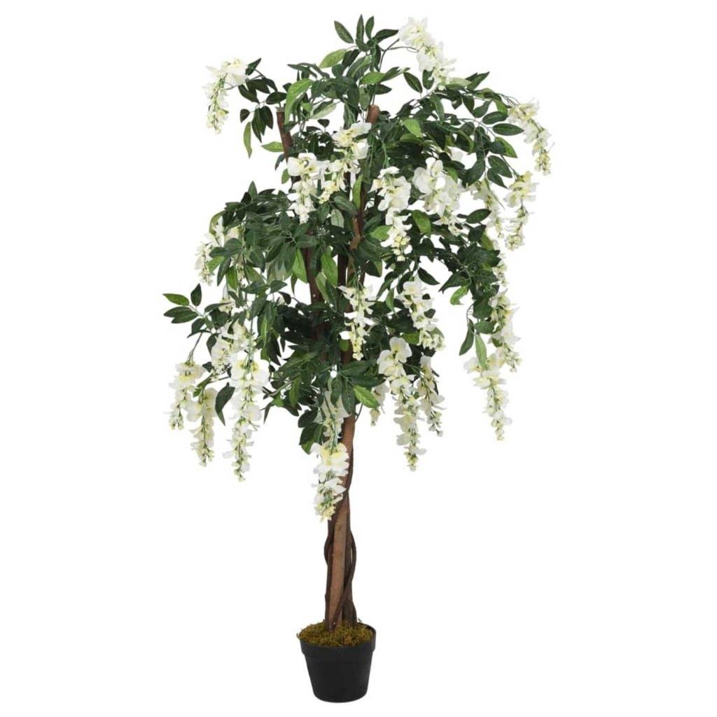Kunstplant kunstboom wisteria 80 cm groen wit GRATIS BEZORGD, Verzenden, Onderhoudsvrij, Kunstplant, Nieuw