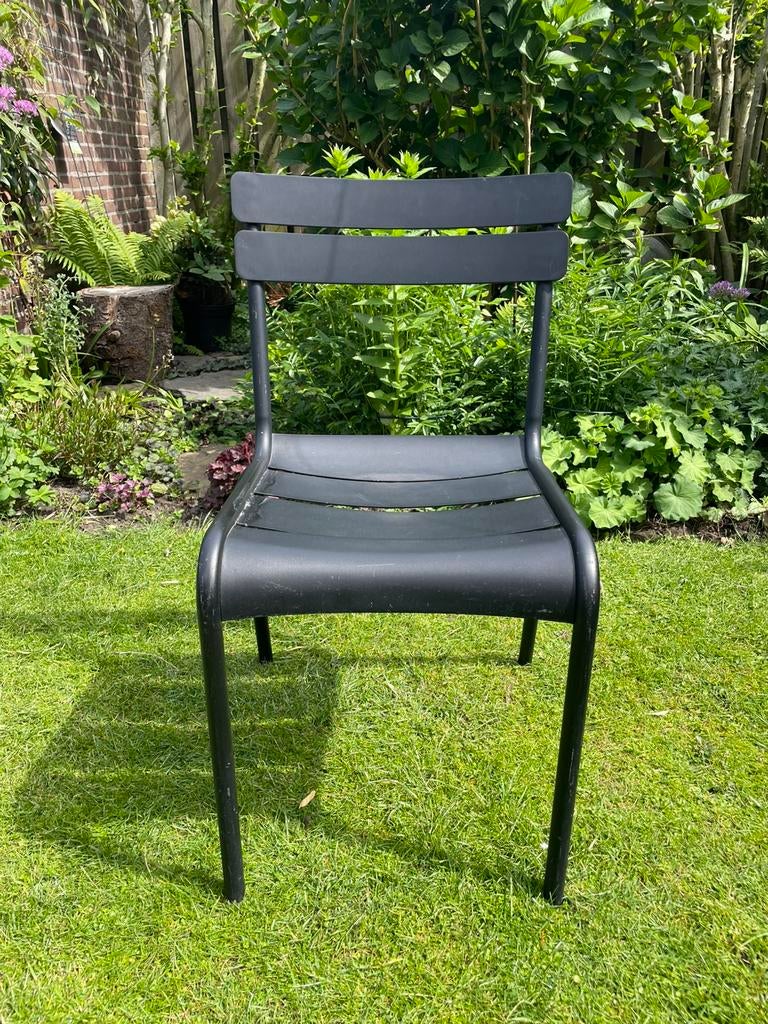 Fermob stoel Luxembourg, Tuin en Terras, Tuinstoelen, Gebruikt, Metaal, Stapelbaar, Ophalen of Verzenden