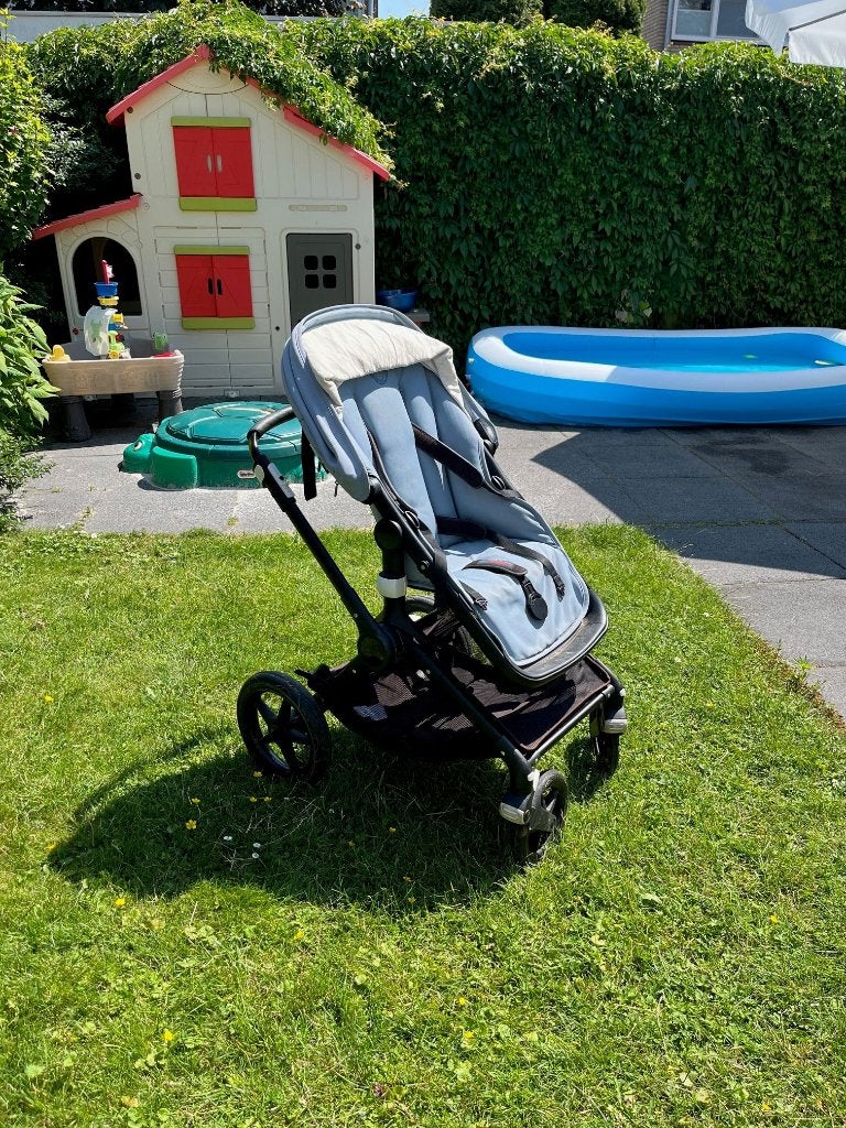 Bugaboo Fox kinderwagen met stoel en wieg, Ophalen, Gebruikt, Verstelbare duwstang, Bugaboo
