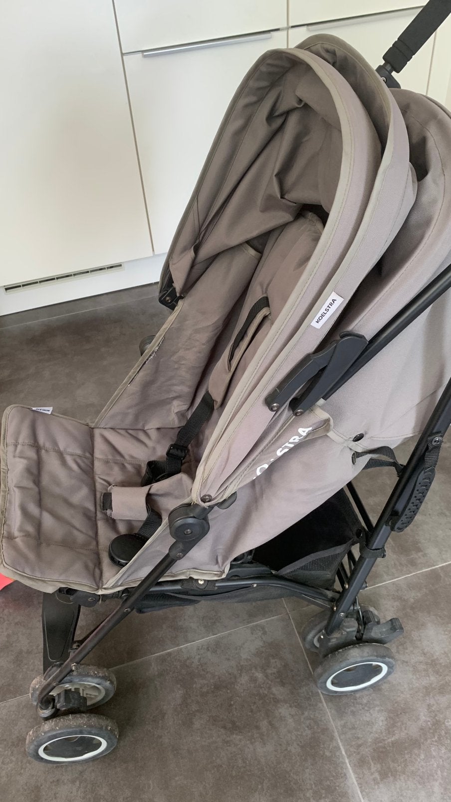 Koelstra simba buggy T4 stone green, Kinderen en Baby's, Buggy's, Ophalen, Koelstra, Zonnekap