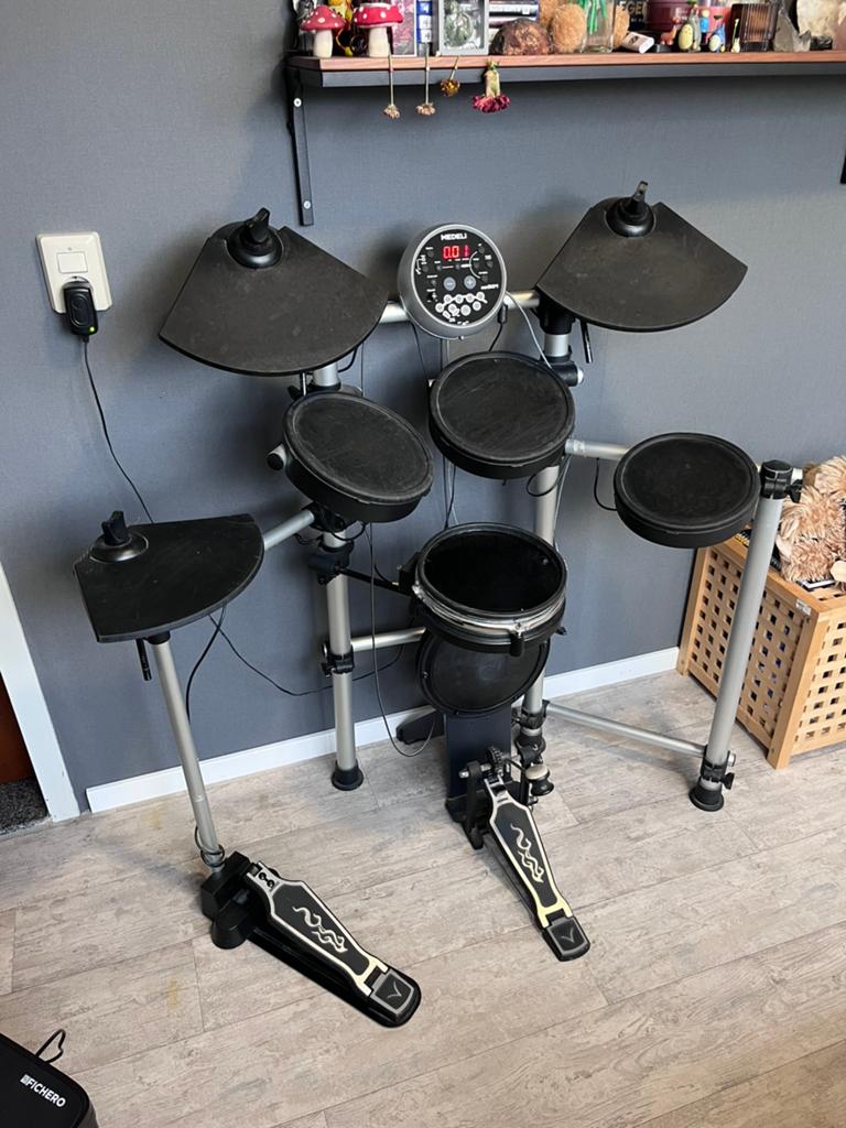 Elektronisch drumstel (Medelli DD501), Muziek en Instrumenten, Drumstellen en Slagwerk, Ophalen, Gebruikt, Overige merken, Elektronisch