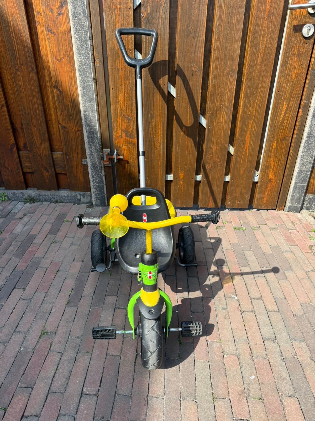 Puky driewieler met duwstang, Fietsen en Brommers, Ophalen, Zo goed als nieuw, Minder dan 16 inch