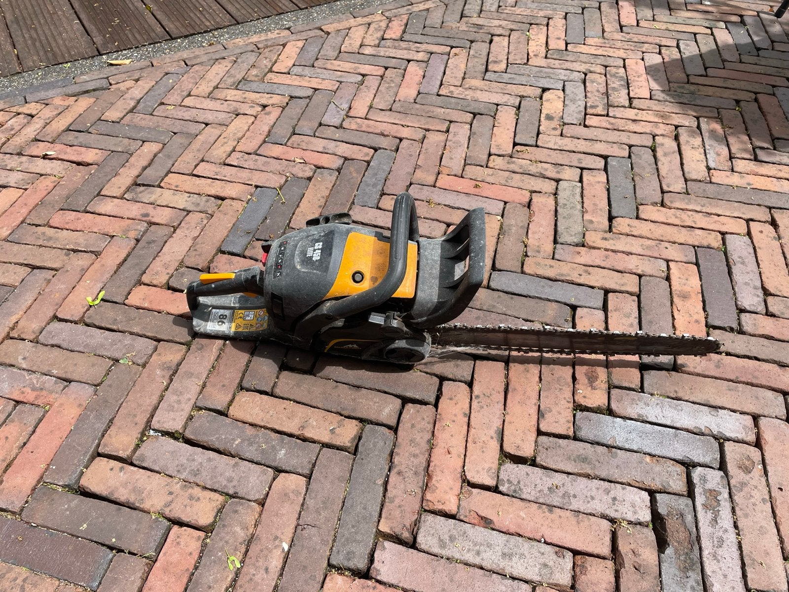 Kettingzaag - McCullogh CS Elite 450Ideaal voor tuinwerk, Ophalen, Gebruikt, Boomzaag