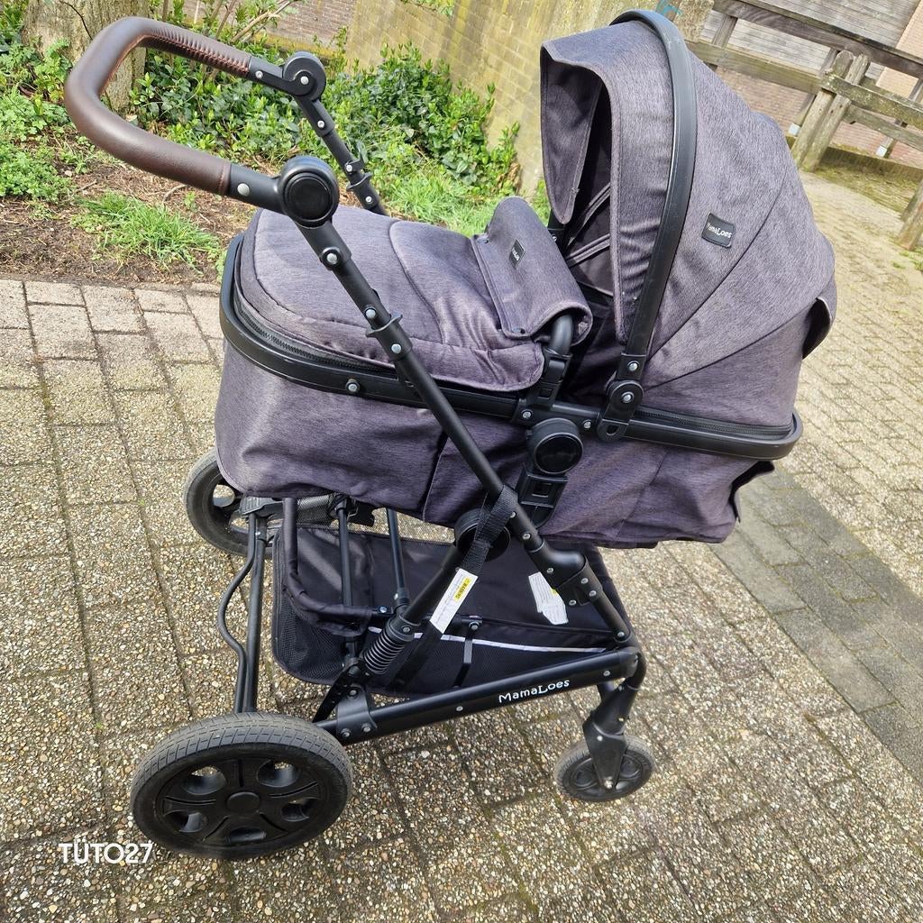 Mamaloes Marly 3-in-1 kinderwagen, Zo goed als nieuw, Combiwagen, Verstelbare duwstang, Ophalen