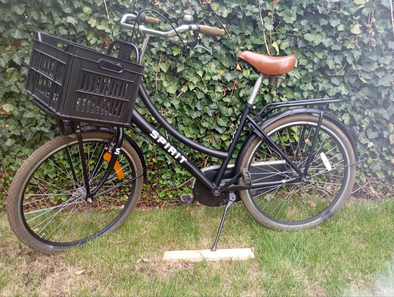 Meisjes fiets SPIRIT mat zwart, Velgrem, Versnellingen, Zo goed als nieuw, Spirit