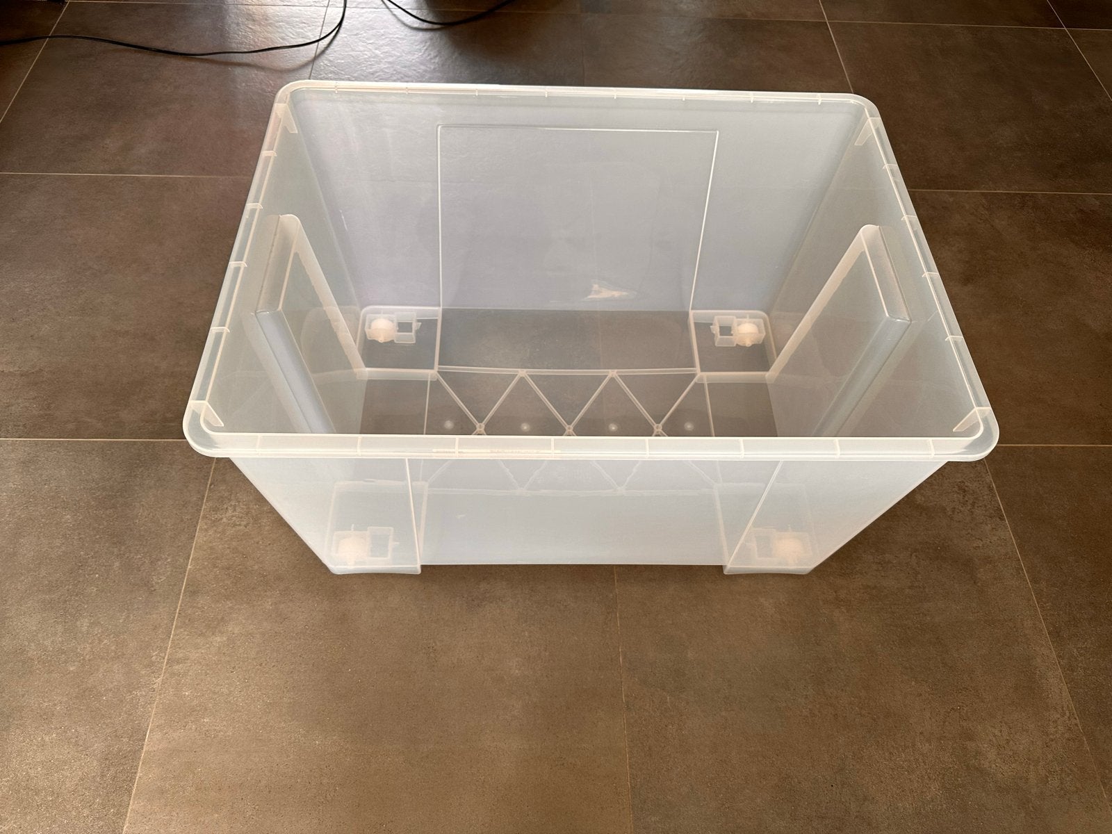 IKEA SAMLA Opbergbox op wieltjes 130 liter, Ophalen, Kunststof, 50 tot 100 cm, Zo goed als nieuw