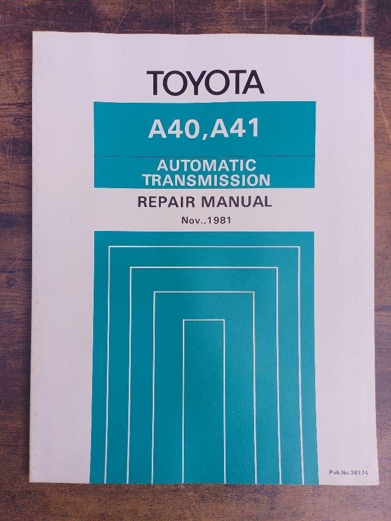 Toyota  dealer werkplaatsboek Automaatbak A40 - A41, Verzenden, Gelezen, Toyota