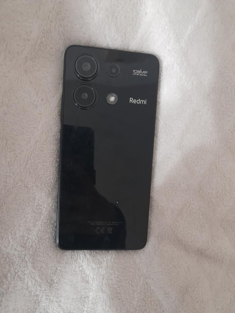 Xiaomi Redmi Note 13 4G - 6GB RAM, 128GB, Zwart, Telecommunicatie, Mobiele telefoons | Overige merken, Ophalen, Zo goed als nieuw