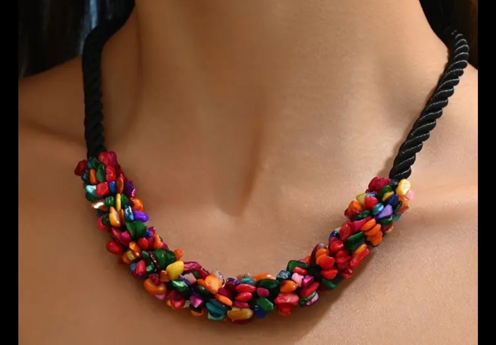Prachtige vintage ketting Bijenkorf 1995, Sieraden, Tassen en Uiterlijk, Overige materialen, Verstelbaar, Overige kleuren, Verzenden