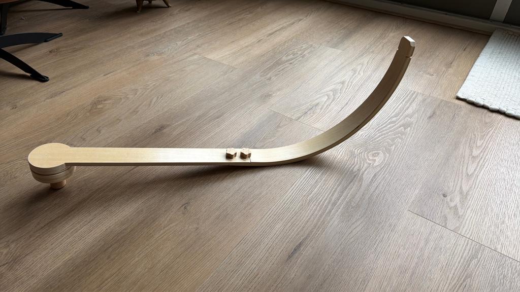 Nieuw! Houten mobiel houder, Ophalen of Verzenden, Nieuw, Overige typen