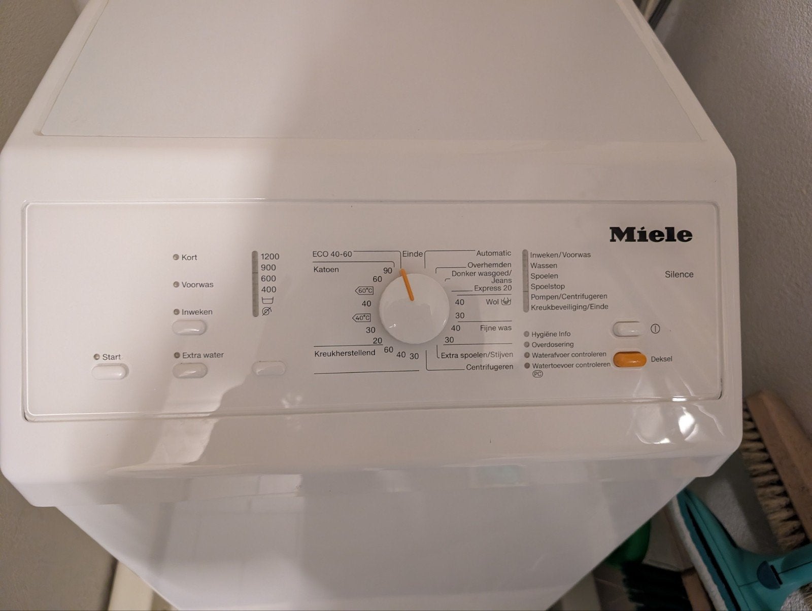Miele WW 610 WCS Bovenlader - April 2023, Witgoed en Apparatuur, Ophalen, Zo goed als nieuw, Bovenlader