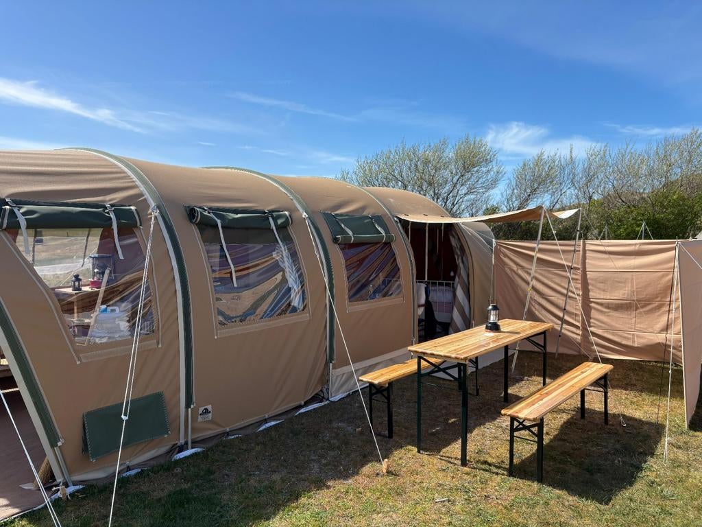 TE HUUR: Tent op Stortemelk - Vlieland 6 pers.