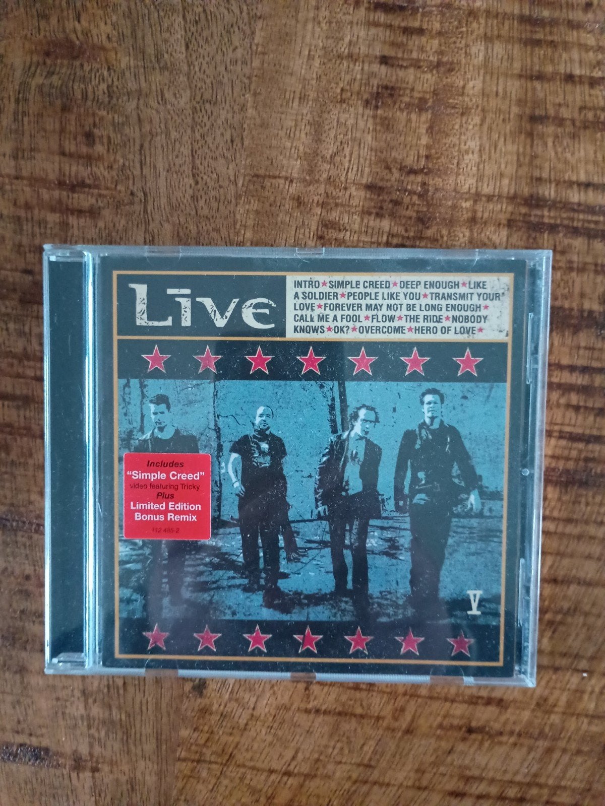 Live - V (CD), Rock, Inclusief doosje, Ophalen of Verzenden, Zo goed als nieuw