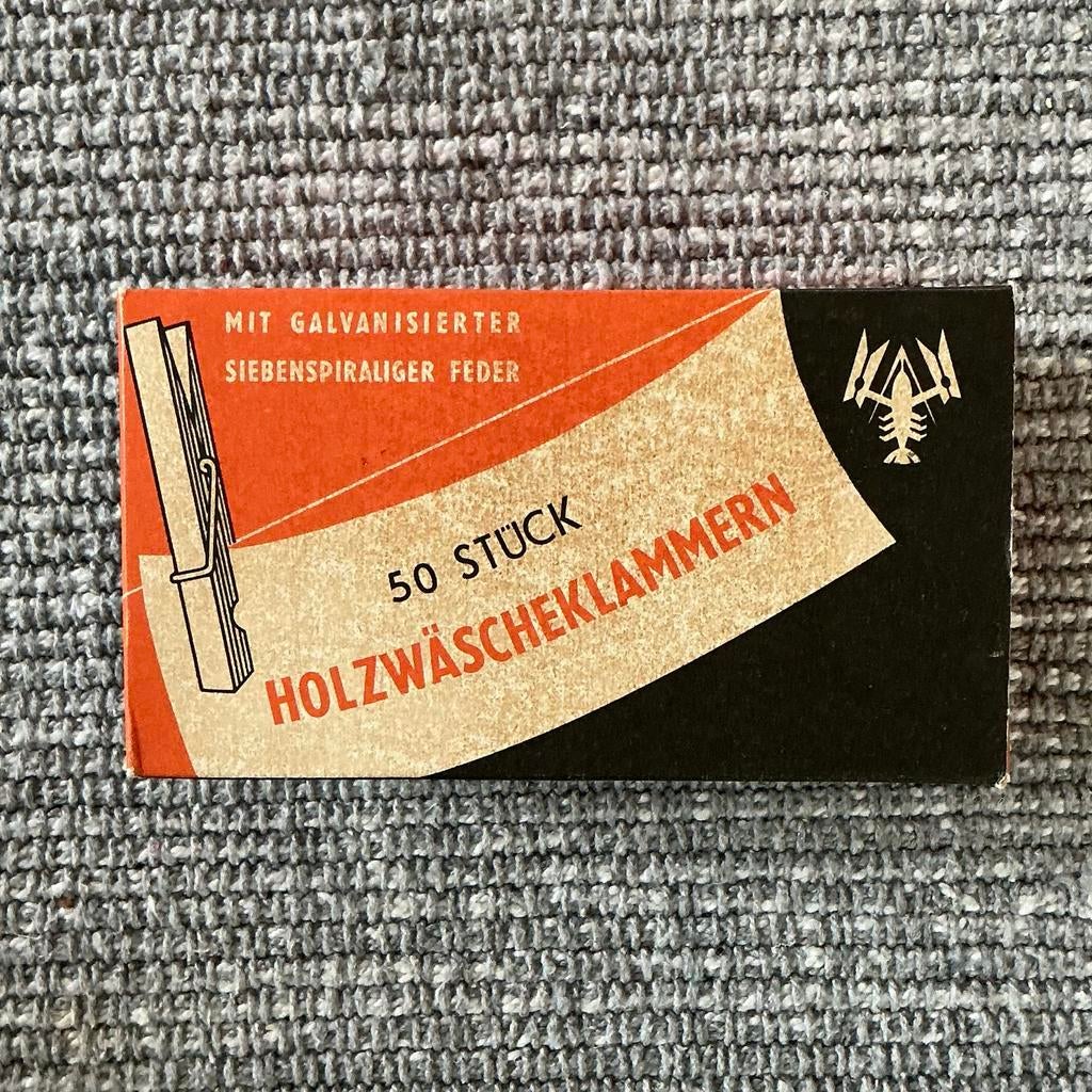 Nieuwe vintage houten wasknijpers - 50 stuks, Antiek en Kunst, Ophalen of Verzenden