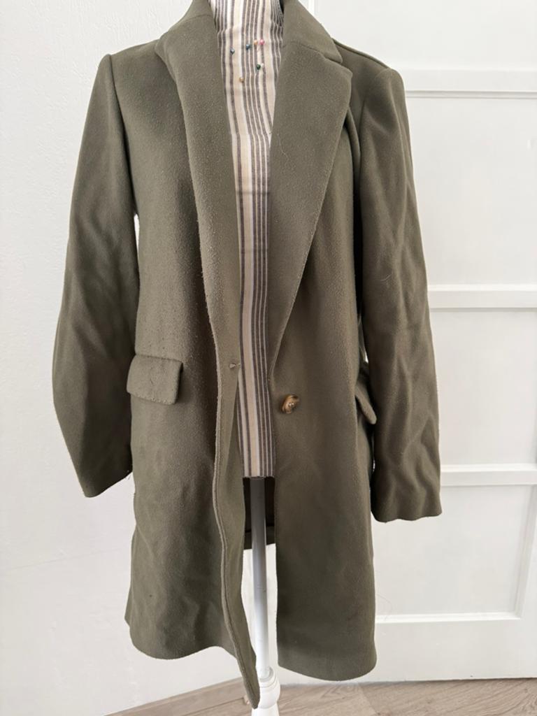 Dames mooie tussen jas blazer khaki groen maat S primark, Ophalen of Verzenden, Jasje, Maat 36 (S), Gedragen