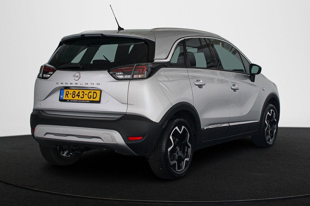 Opel Crossland 1.2 Turbo Ultimate Achteruitrijcamera Apple C, 840 kg, Gebruikt, 1199 cc, Alcantara