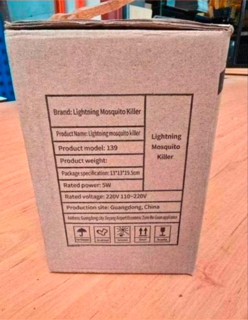 Lightning Mosquito Killer- muggenvanger nieuw, Ophalen, Nieuw