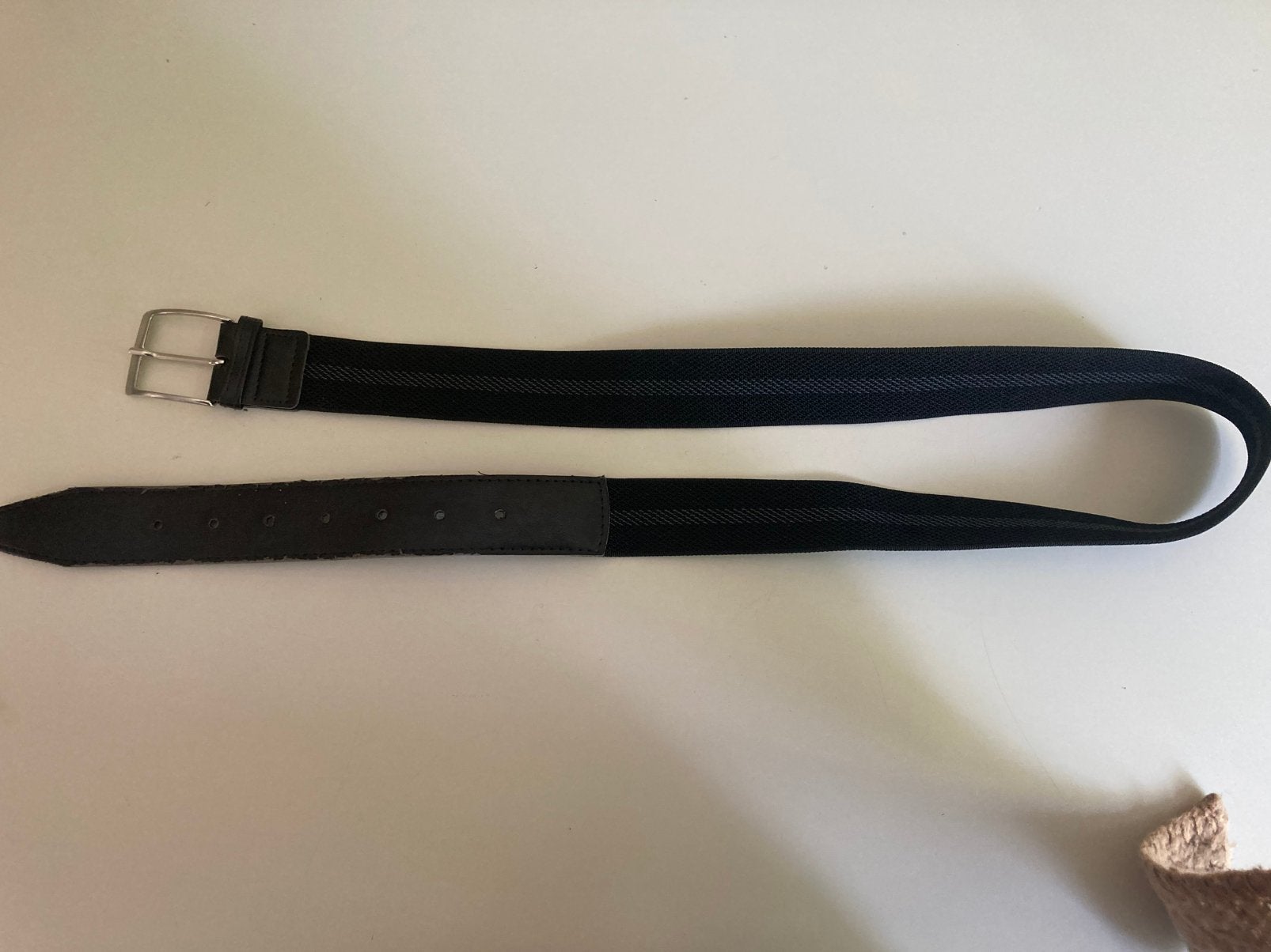 Elastisch broekriem (90), Ophalen of Verzenden, Zo goed als nieuw, Zwart