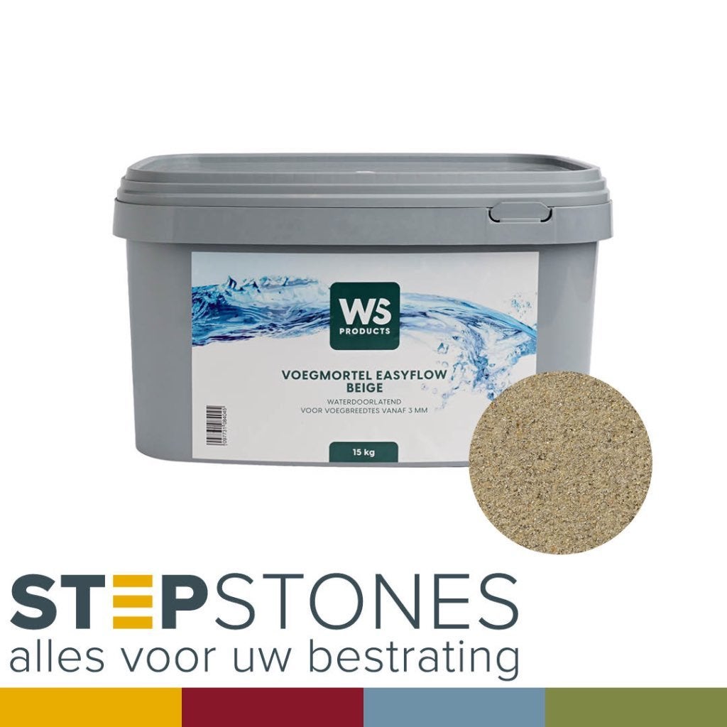 WS Easy Flow voegmortel Beige - €3,75 p/m2, Ophalen, Overige materialen, Nieuw, 10 m² of meer