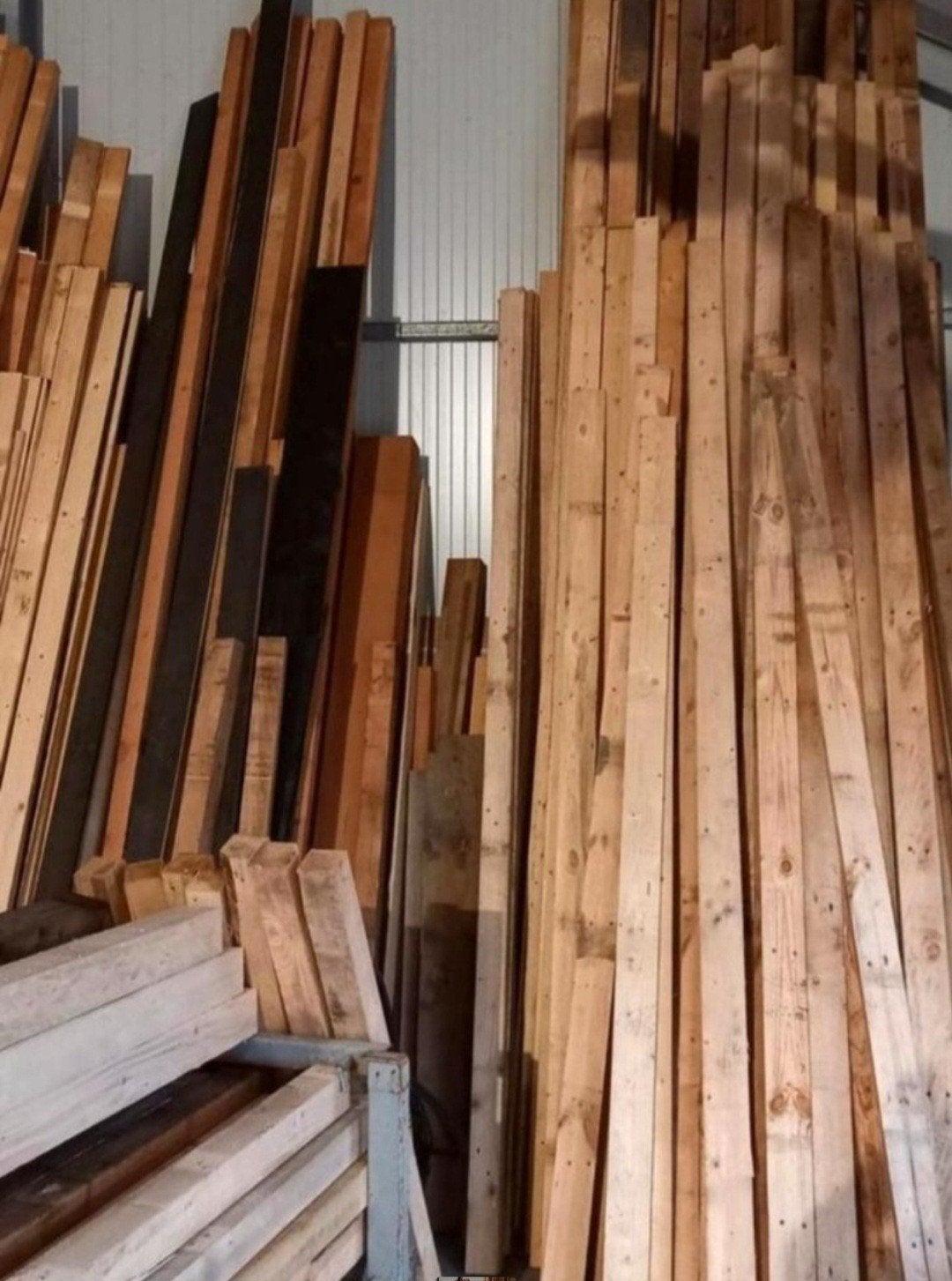 Diverse houten balken, planken en palen lengte tot 4 meter, Doe-het-zelf en Verbouw, Hout en Planken, Ophalen, Balk, Vuren, 50 mm of meer