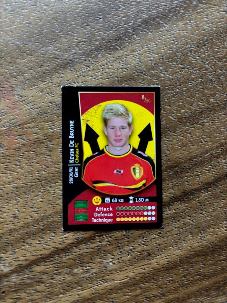 Kevin De Bruyne Panini Spelerskaart - Rode Duivels, Ophalen of Verzenden, Gebruikt, Plaatje