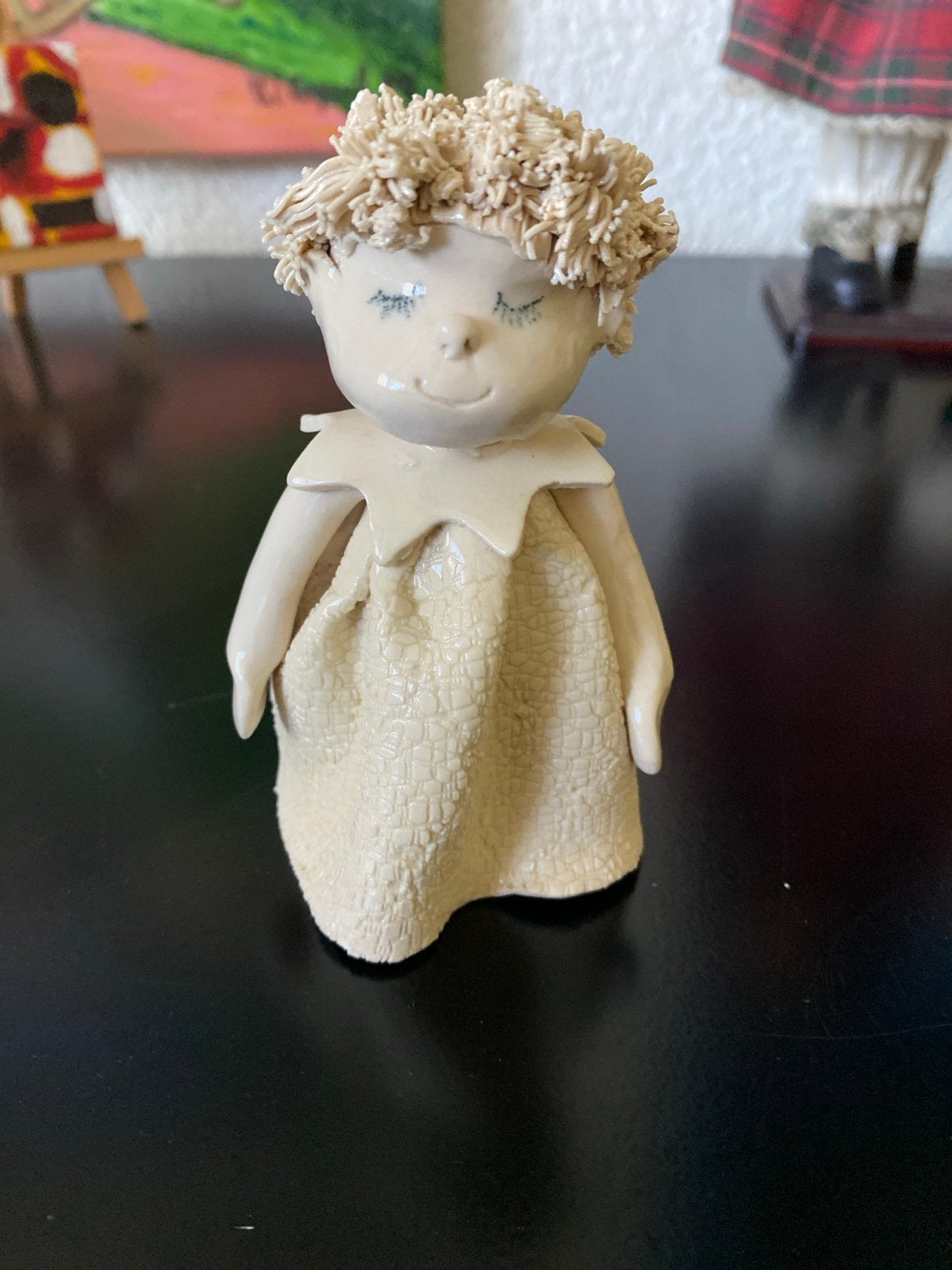 Uniek handgemaakt beeldje van een kind, Ophalen of Verzenden, Zo goed als nieuw, Mens