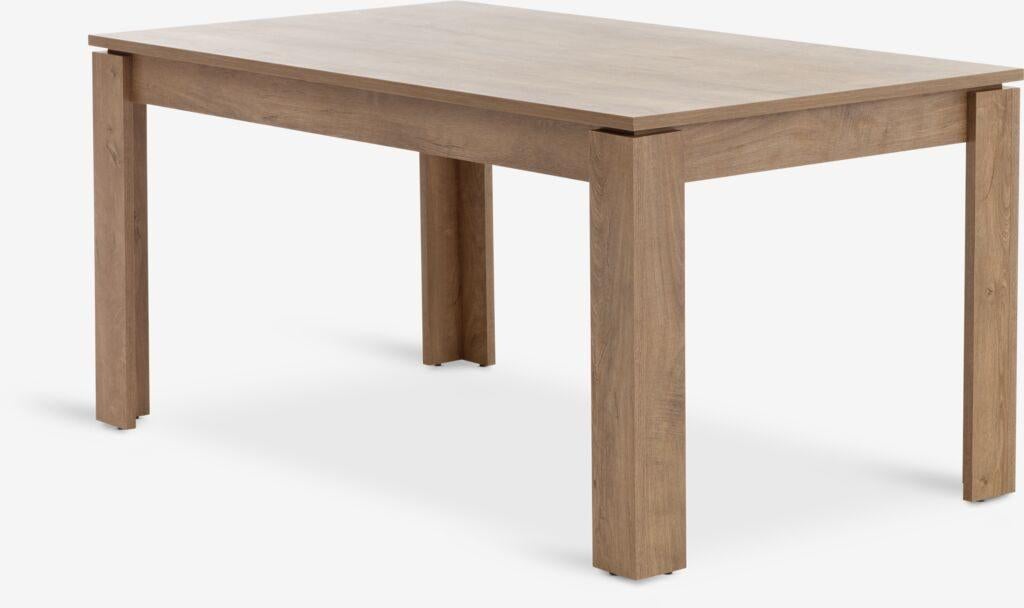 Tafel - eettafel - JYSK - 90 x 160 - in prijs verlaagd !!, Ophalen, 50 tot 100 cm, Zo goed als nieuw, Vijf personen of meer