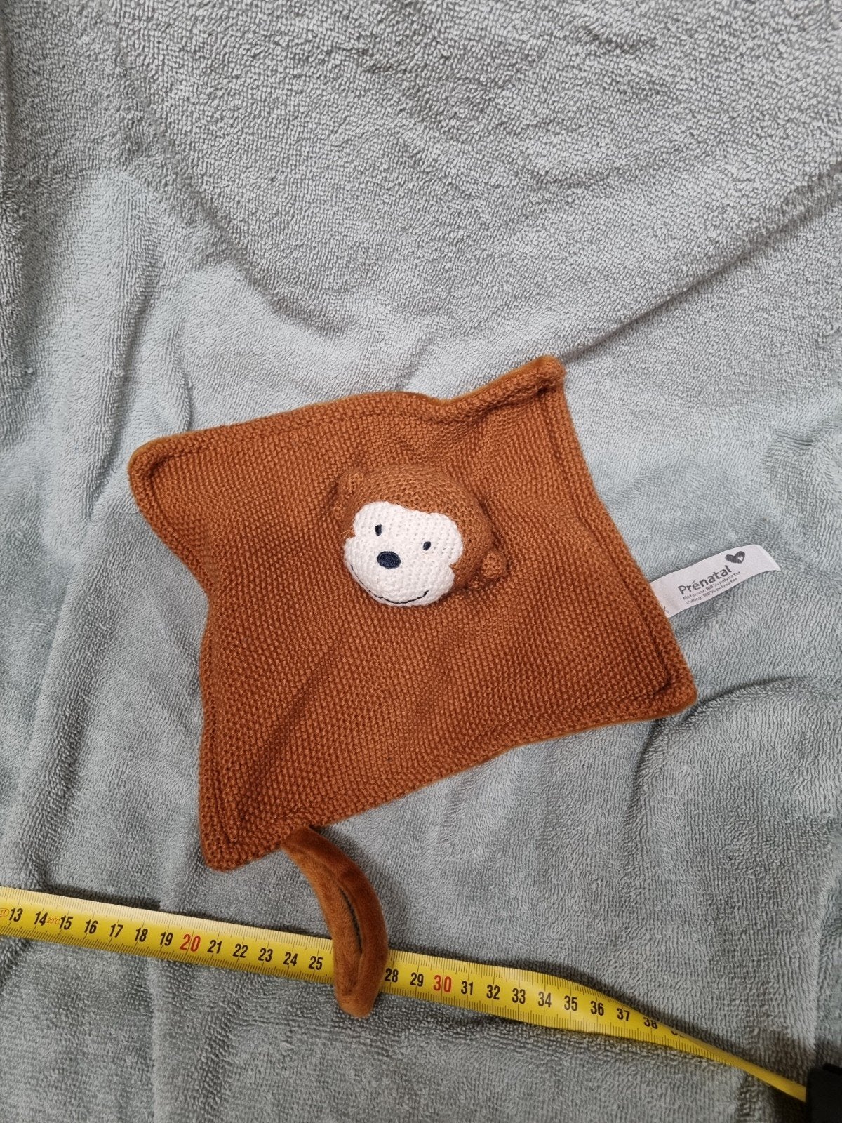 Prenatal aap knuffel doekje nr 22, Ophalen of Verzenden, Overige typen