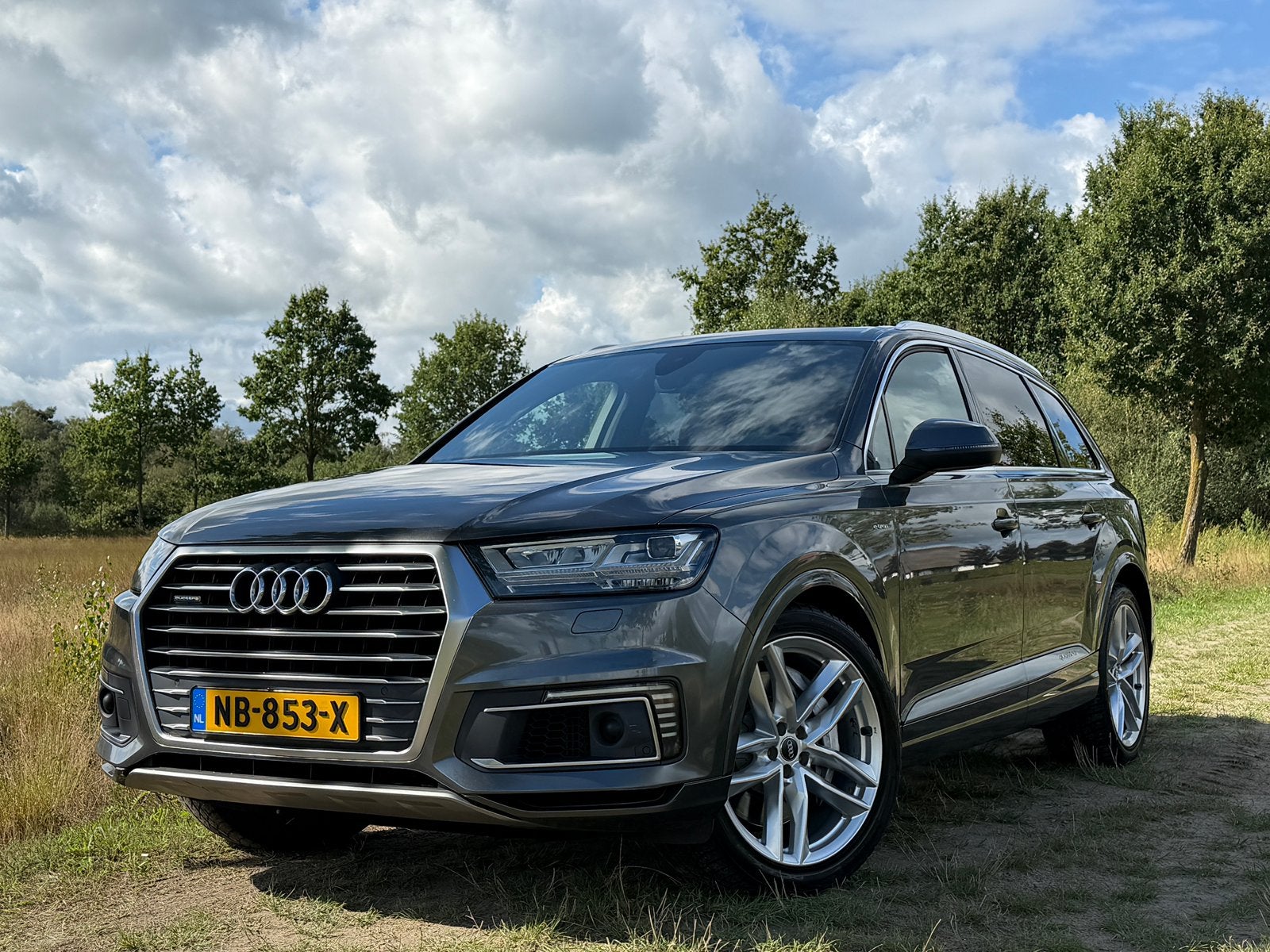Audi Q7 3.0 TDI 374pk E-tron Quattro Tiptronic 2016 Grijs, Automaat, 2420 kg, Particulier, SUV of Terreinwagen