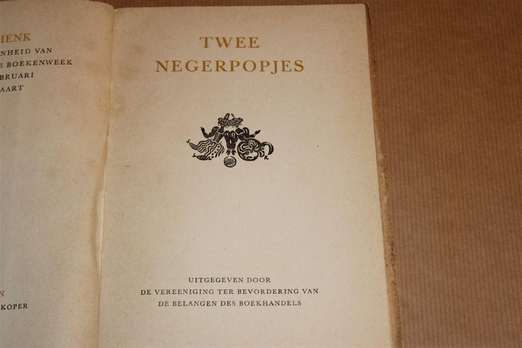 Vintage Boekenweekgeschenk 1949 — \'Twee Negerpopjes\', Ophalen of Verzenden, Gelezen