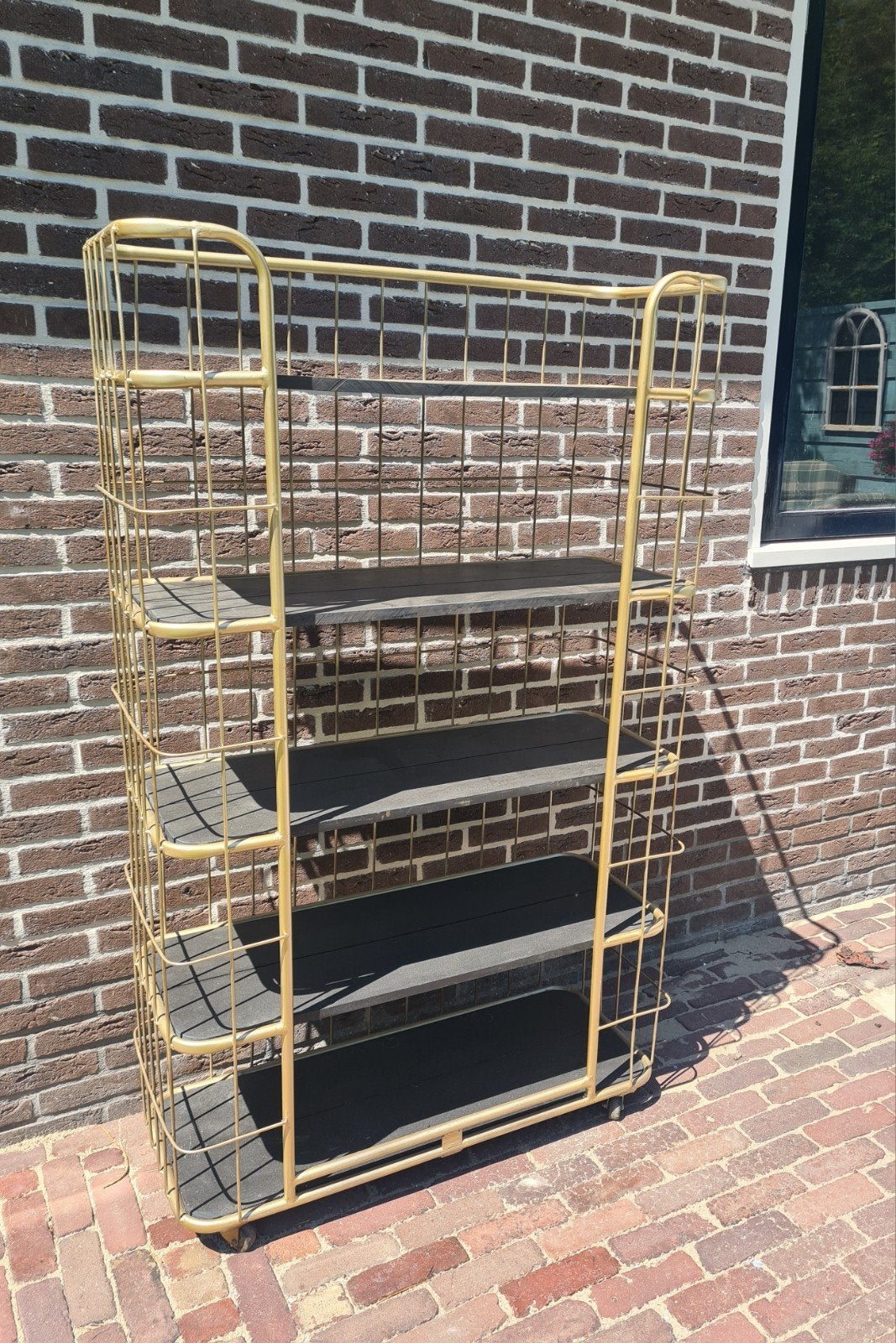 Bakkerskast met 5 planken - industrieel design, Huis en Inrichting, Ophalen, Gebruikt