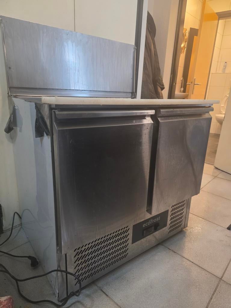EcoFrost Koelwerkbank saladiere - RVS Horeca Koeling, Ophalen of Verzenden