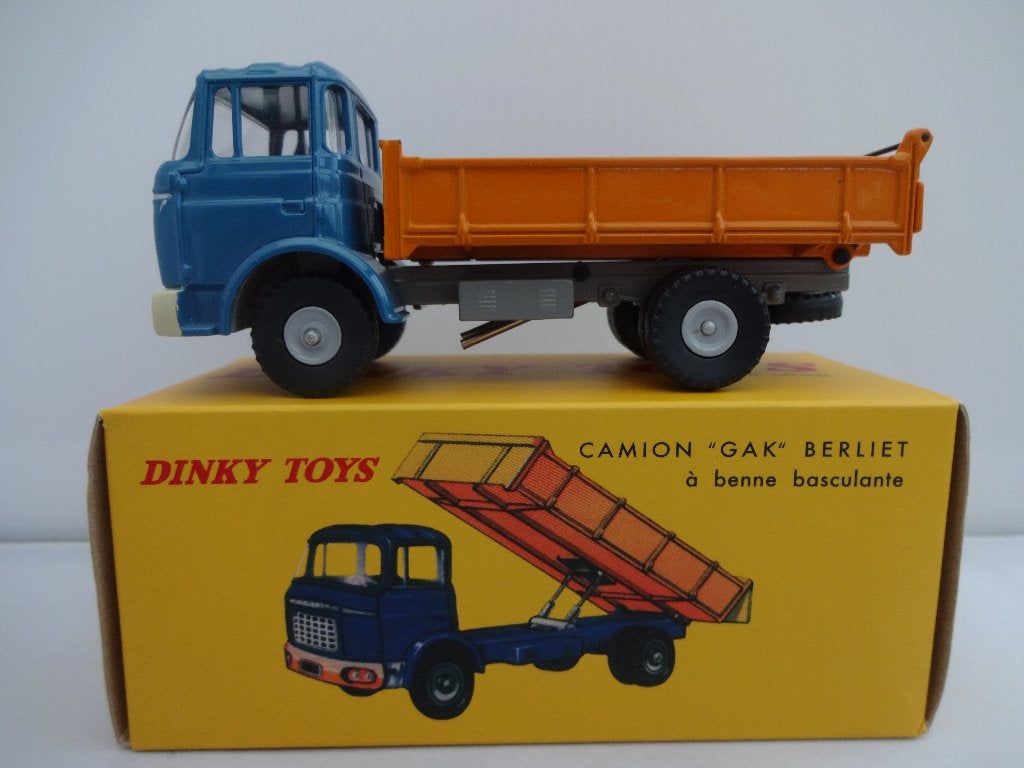 Berliet G.A.K. Blauw/Oranje nr: 585 van Dinky Toys 1:50, Hobby en Vrije tijd, Modelauto's | 1:50, Ophalen of Verzenden, Nieuw