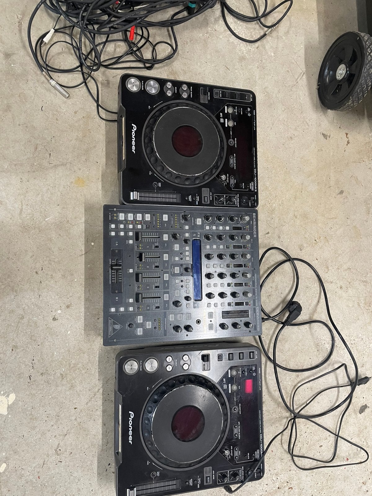 Pioneer CDJ-1000MK3 Behringer MDD4000, Ophalen, Gebruikt, Dj-set, Pioneer