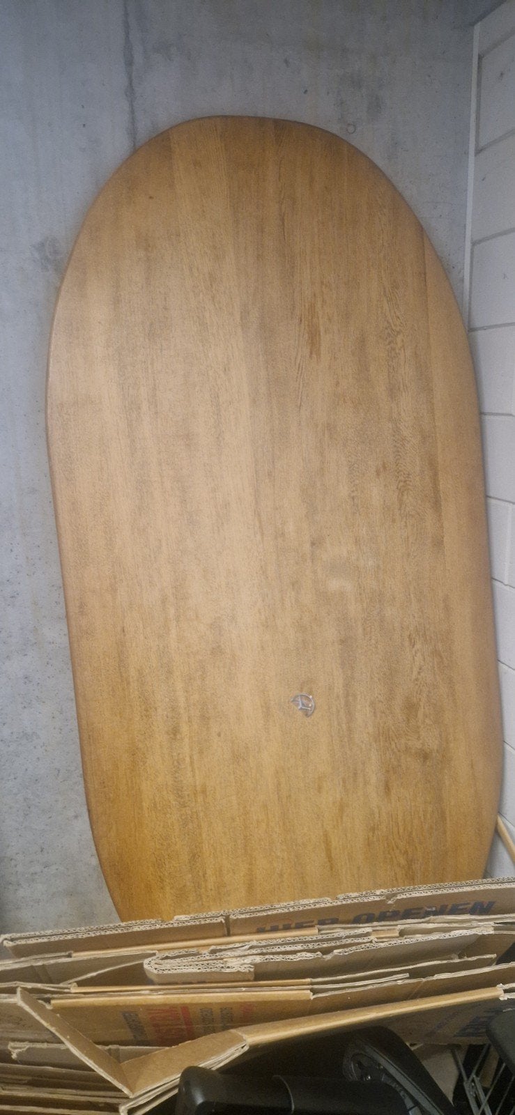 houten tafelblad zonder poten, Ophalen, Zo goed als nieuw, Rechthoekig, 50 tot 100 cm