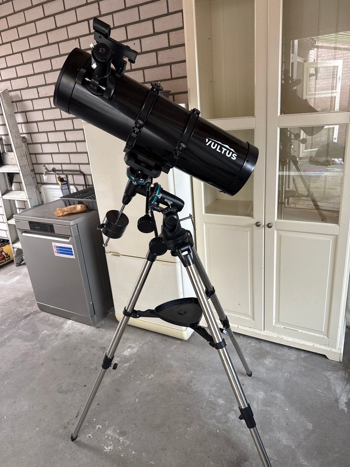 Vultus Spiegeltelescoop met Statief - Zo goed als nieuw, 80 tot 200 mm, Met statief, Zo goed als nieuw, Spiegeltelescoop (reflector)
