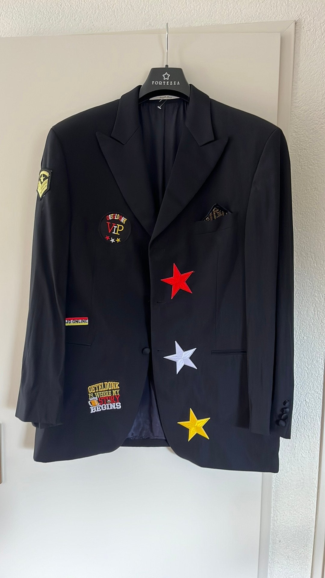 Oeteldonk jas maat 54 zwart XL, Kleding | Heren, Ophalen of Verzenden, Zo goed als nieuw, Maat 52/54 (L)