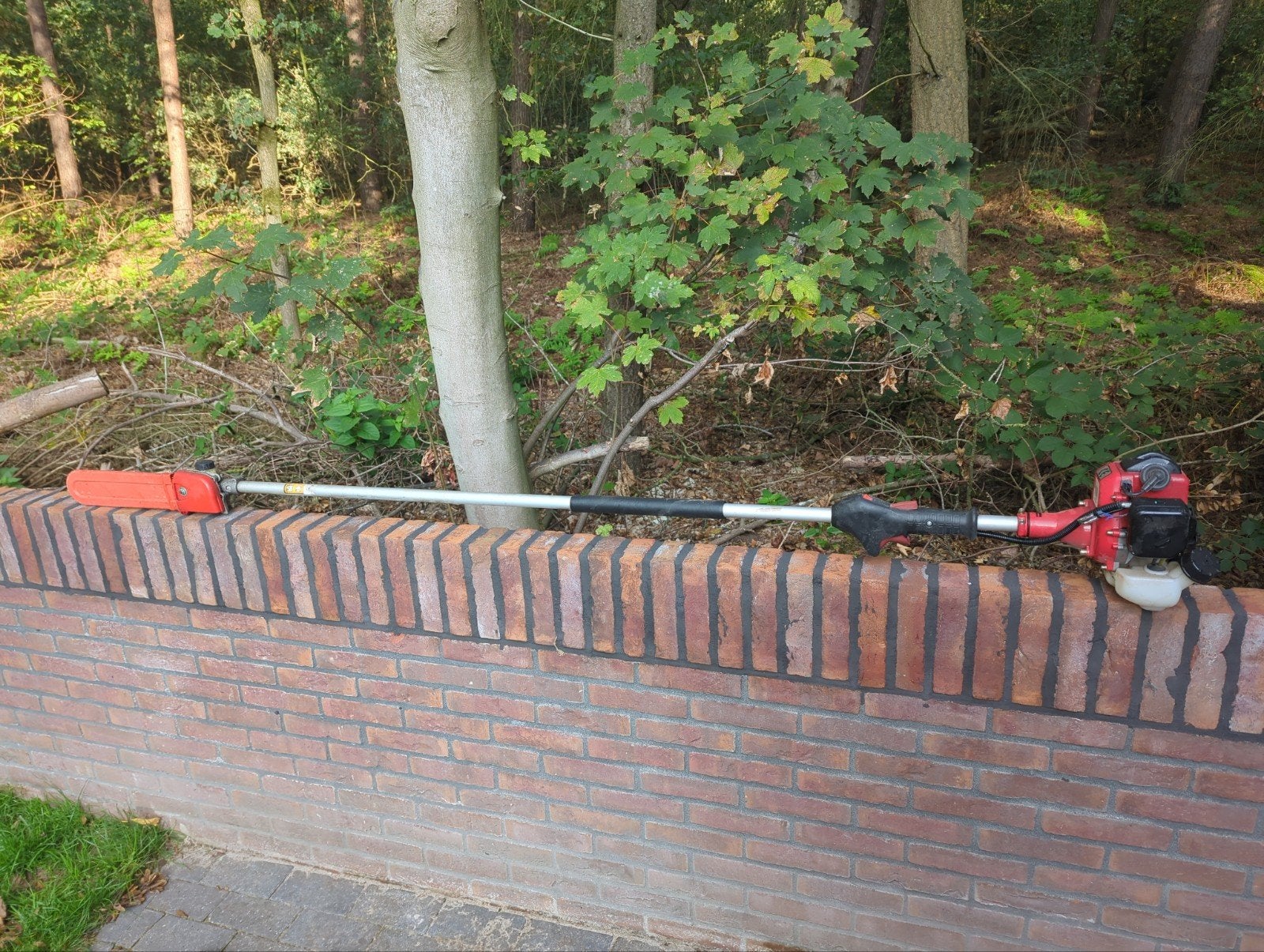 Kettingzaag Benz Telesc KBTC-300 - Gebruikt, Tuin en Terras, Ophalen, Gebruikt, Benzine, Benz Telesc