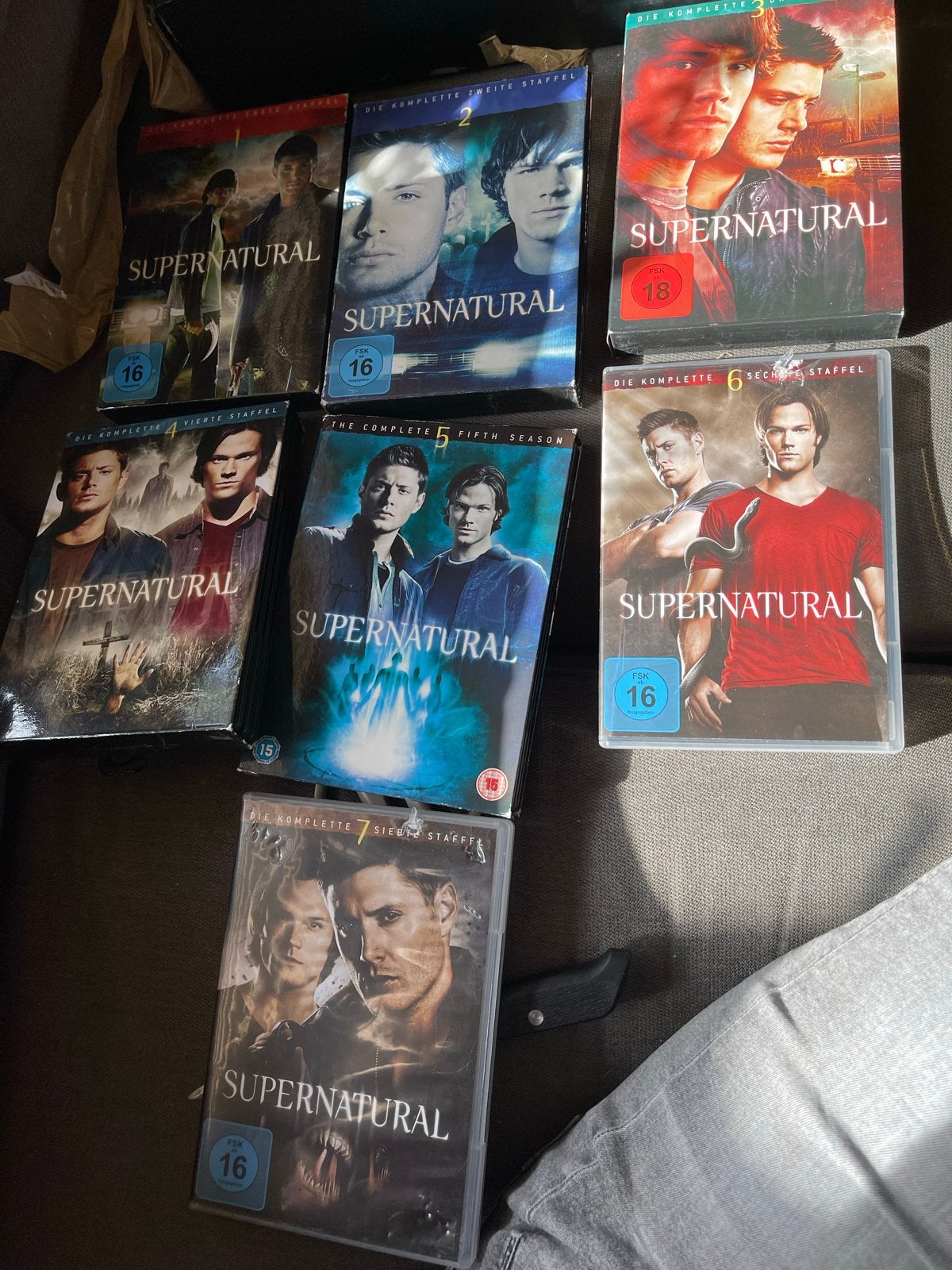 Supernatural DVD Boxsets Seizoen 1, 2, 3, 4 5, 6, 7, Vanaf 16 jaar, Seizoen 1, Nederlands, Science Fiction en Fantasy