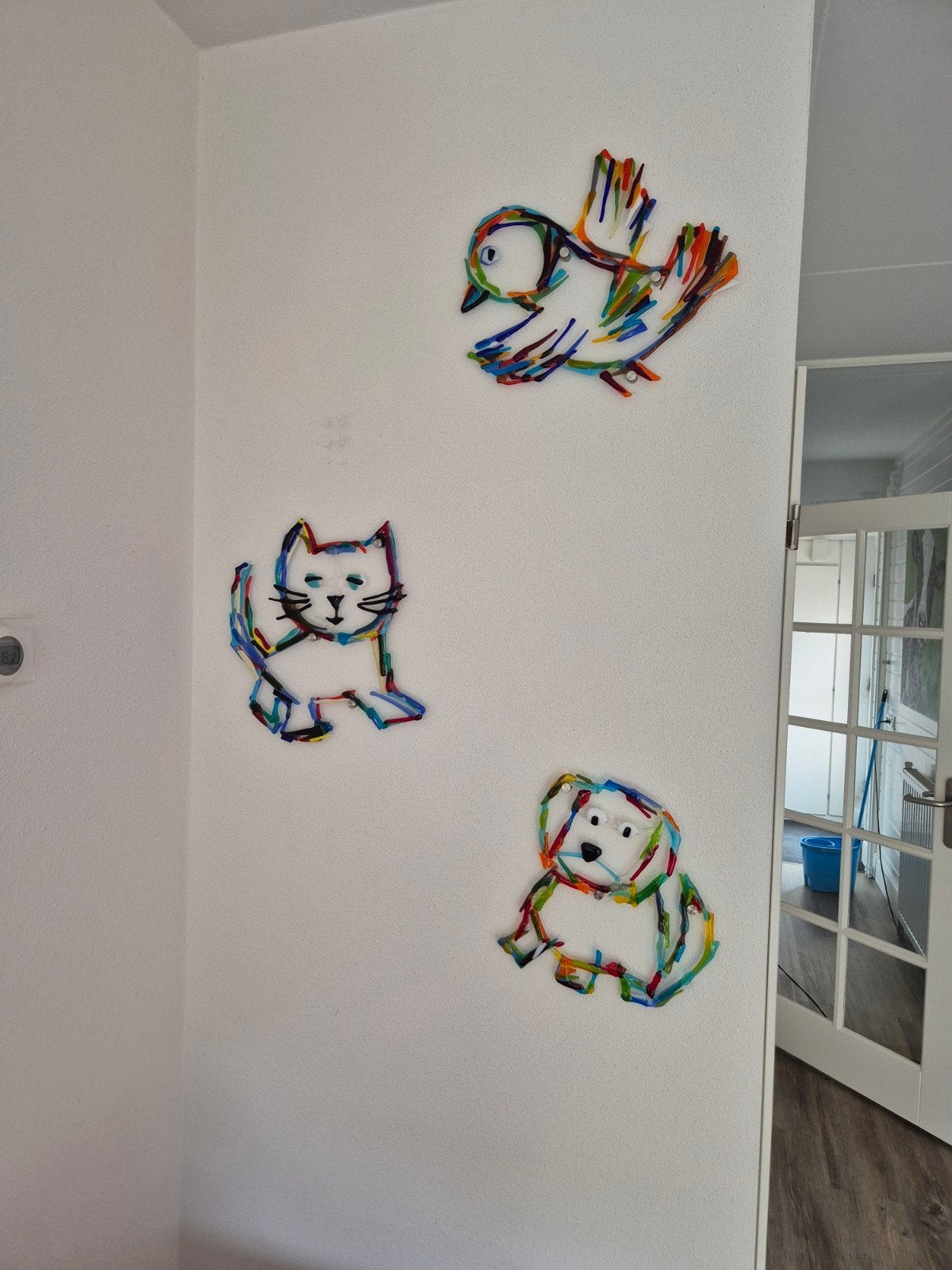 Prachtige handgemaakte glazen dieren - Unieke Kunst, Antiek en Kunst, Ophalen, Handgemaakt, 20 - 50 cm, Beeld
