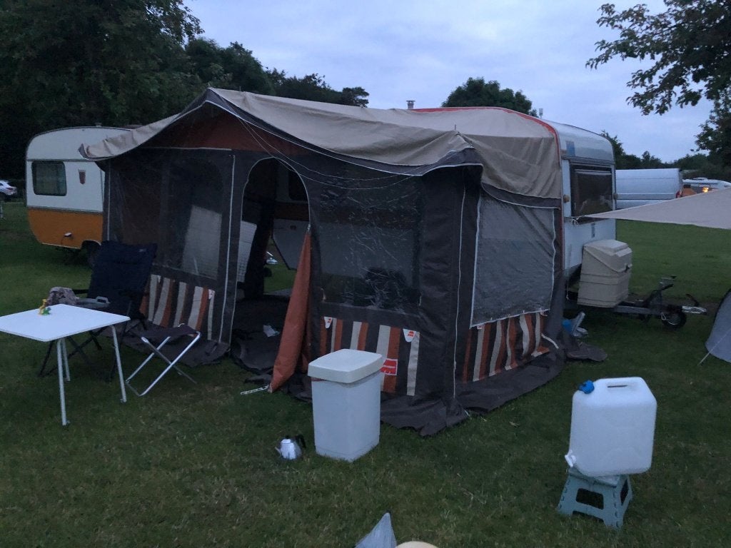 Retro voortent 2 stuks, Mehler, Ophalen of Verzenden, Zo goed als nieuw, Nvt