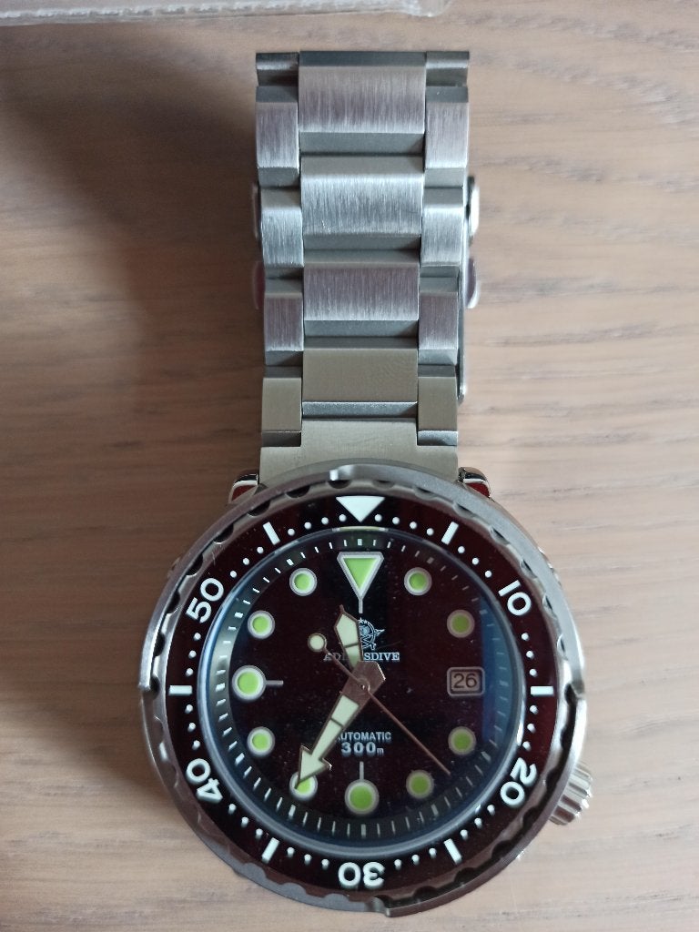 Deep Sea Duik Horloge. AUTOMAAT, Overige merken, Staal, Staal, Polshorloge