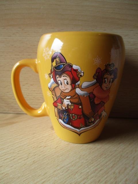 Efteling mok  Chocomel - Pardoes en Pardijntje  10cm, Ophalen of Verzenden, Zo goed als nieuw