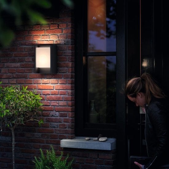 Philips Arbour Buiten Wandlamp | 3,8W | Antraciet – NIEUW, Minder dan 50 watt, Wandlamp, Ophalen of Verzenden, Netvoeding