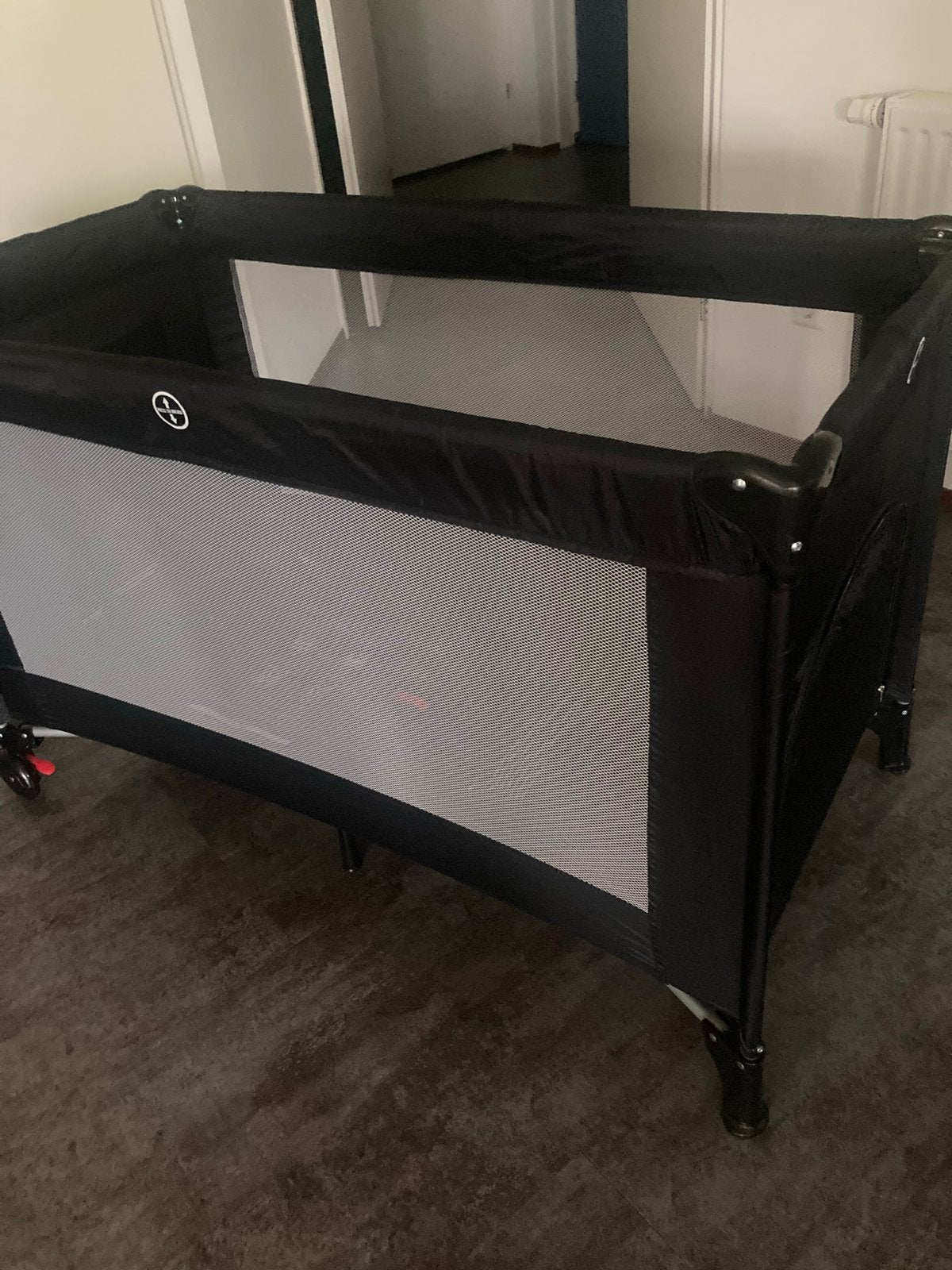 Campingbedje Ding 120x60 met bodemverhoger, Ophalen, Zo goed als nieuw, Minder dan 140 cm, Matras