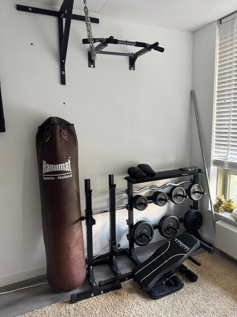 Complete thuisgym / homegym set – vaste prijs €499, Sport en Fitness, Fitnessmaterialen, Ophalen, Zo goed als nieuw, Overige typen
