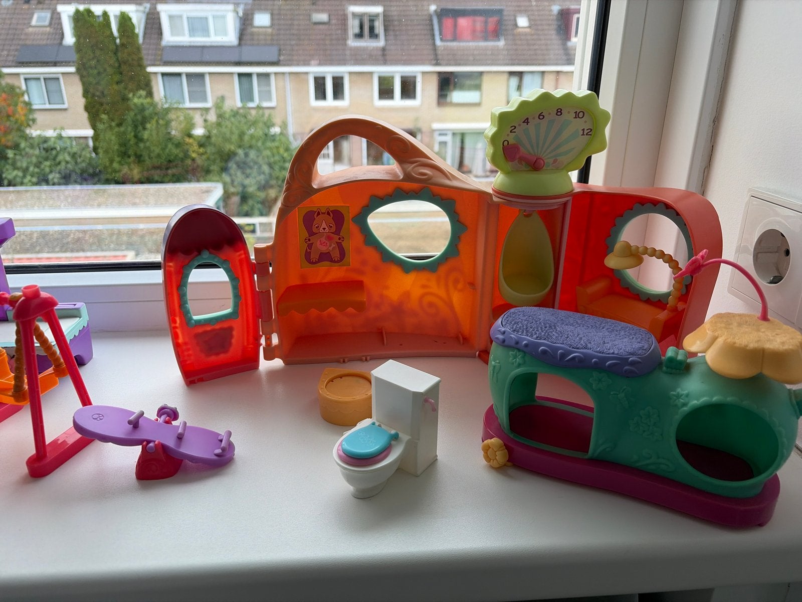 Grote Littlest Pet Shop collectie met huis en auto, Ophalen of Verzenden, Gebruikt, Meisje