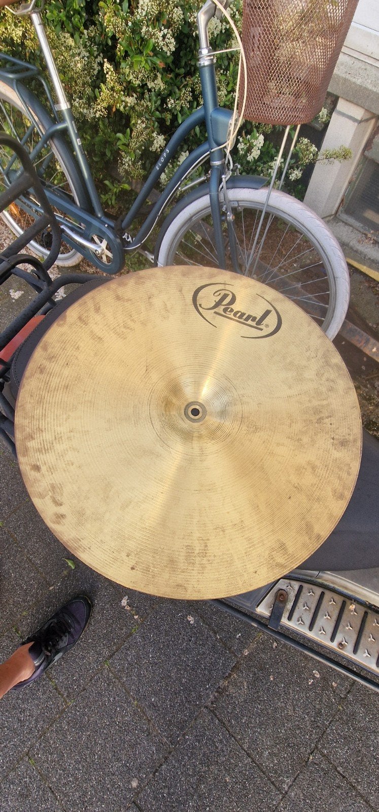 Pearl 20" Ride Bekken - Zildjian stijl, Ophalen of Verzenden, Gebruikt, Pearl