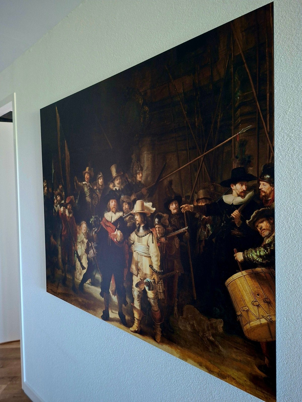 Nachtwacht mat plexiglas 1.50 x 1.22, Ophalen