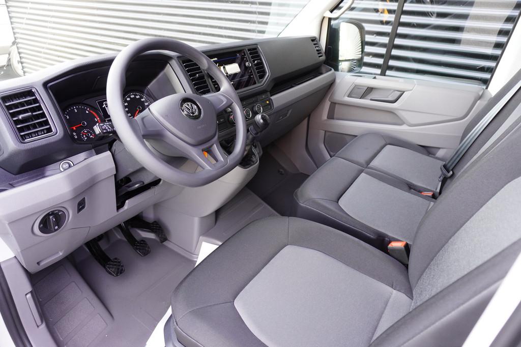 Volkswagen Crafter 35 140pk 2.0 TDI L4H3/ L3H2 Cruise contro, Stof, Gebruikt, Zwart, 4 cilinders